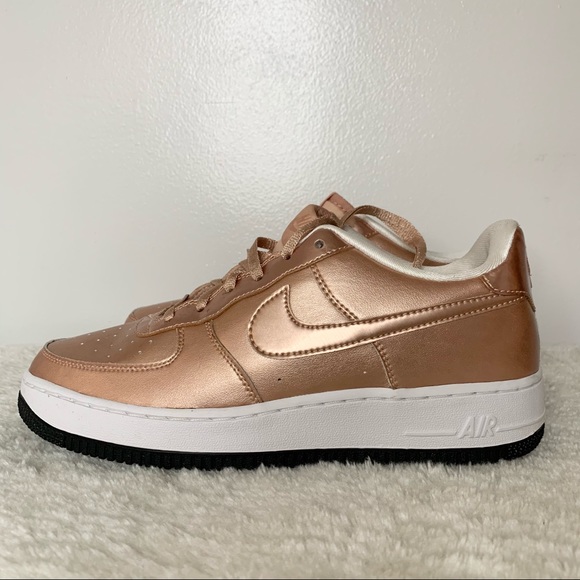 Nike Shoes - Nike Air Force 1 SE Metallic Red Bronze Gold